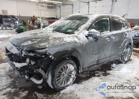 2021 Hyundai Kona Sel из США, поврежденный, VIN KM8K2CAAXMU672430